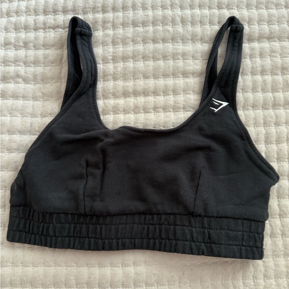 Gym shark sweatshirt bralette
